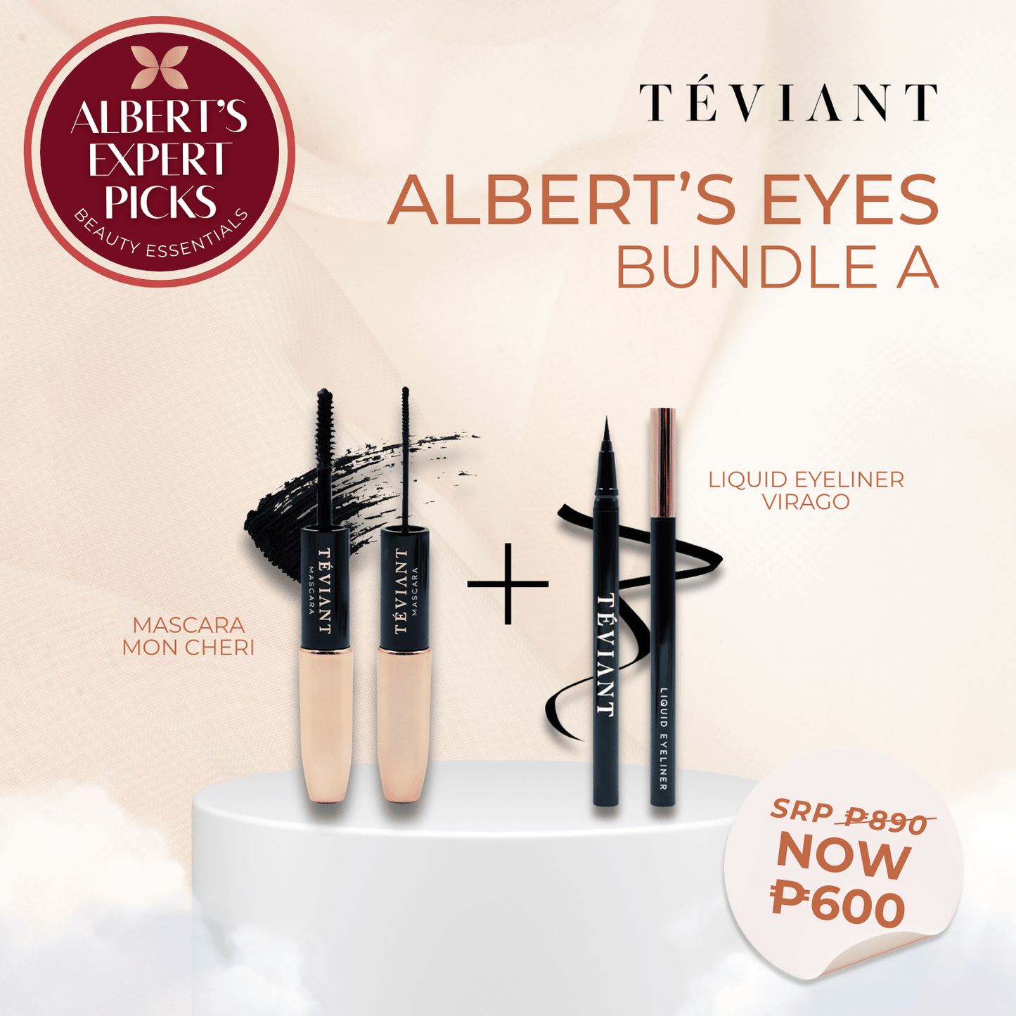 ALBERT'S EXPERT PICKS - EYES BUNDLE (MASCARA IN MON CHERI + LIQUID LINER IN VIRAGO)