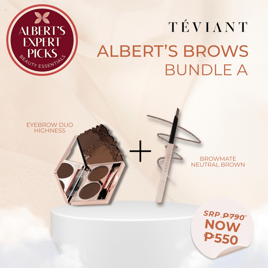 ALBERT'S BROWS BUNDLE A (EYEBROW DUO HIGHNESS + BROWMATE NEUTRAL BROWN)