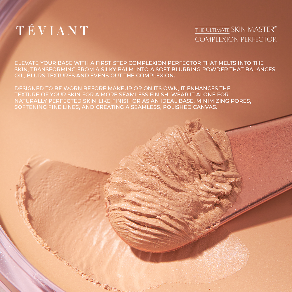 TEVIANT | COMPLEXION PERFECTOR | THE ULTIMATE SKIN MASTER COLLECTION | BLURRING BALM | POWDER FINISH