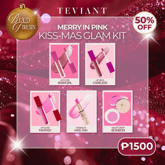 MERRY IN PINK - KISSMAS GLAM KIT | TEVIANT BEAUTY TREATS