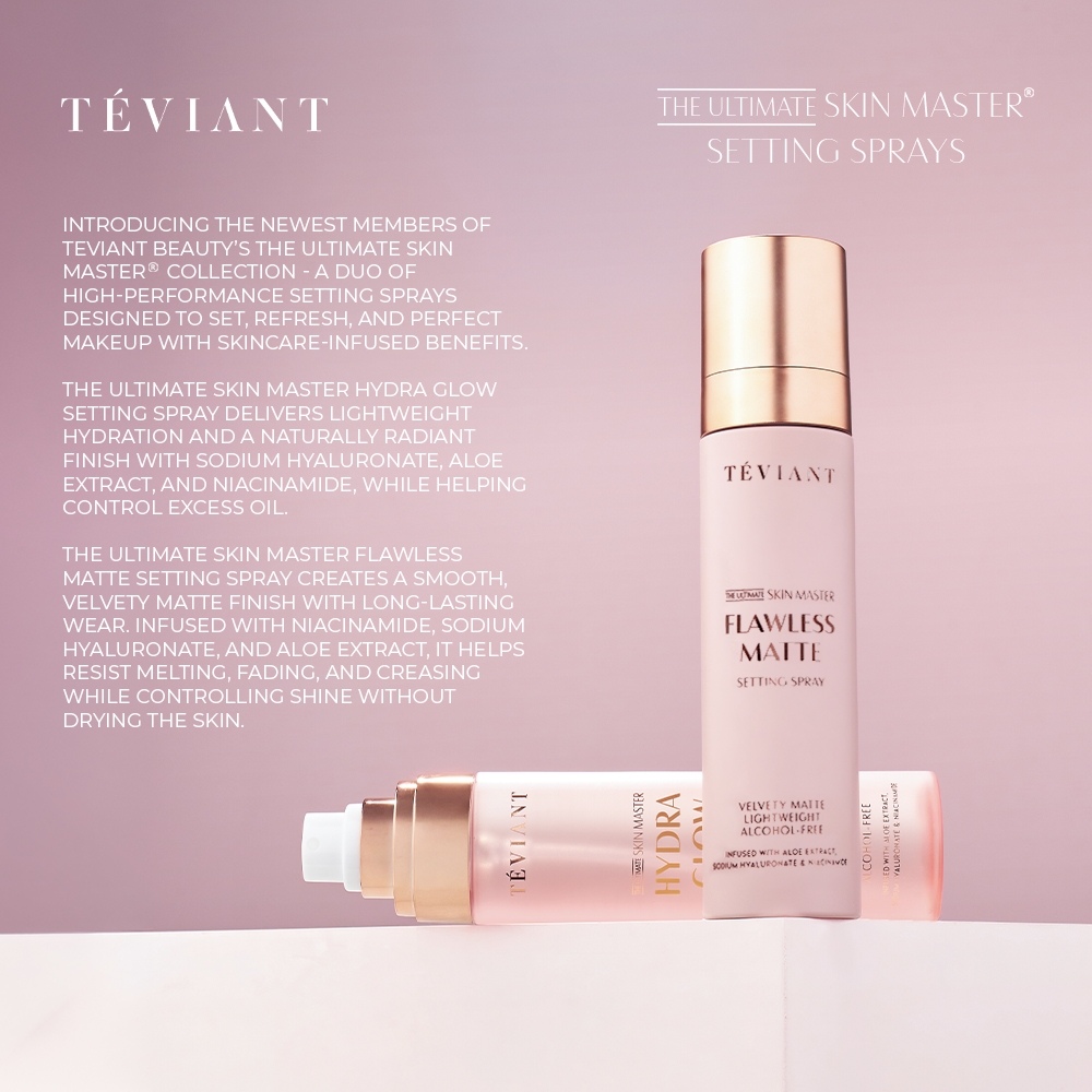Teviant | The Ultimate Skin Master | Setting Spray | Hydra Glow | Flawless Matte