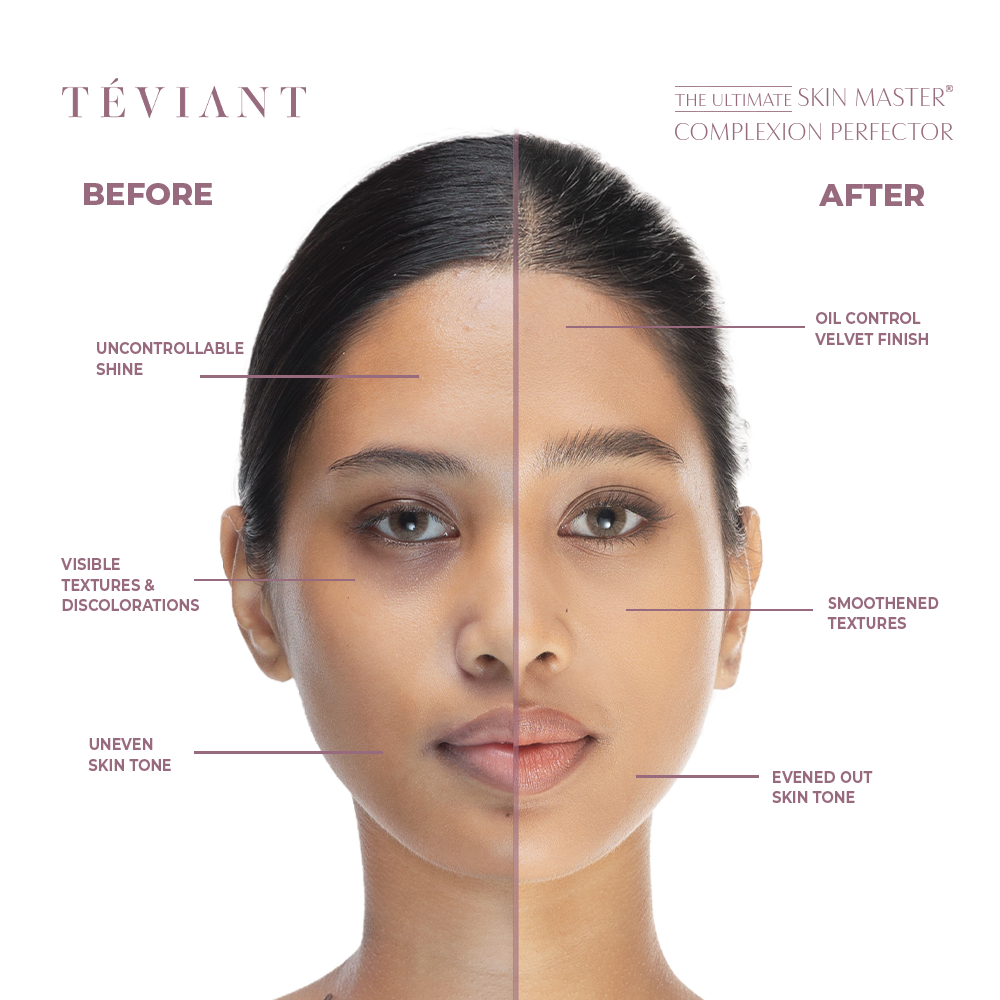 TEVIANT | COMPLEXION PERFECTOR | THE ULTIMATE SKIN MASTER COLLECTION | BLURRING BALM | POWDER FINISH
