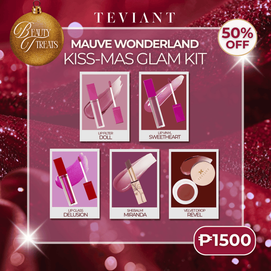 MAUVE WONDERLAND - KISSMAS GLAM KIT | TEVIANT BEAUTY TREATS