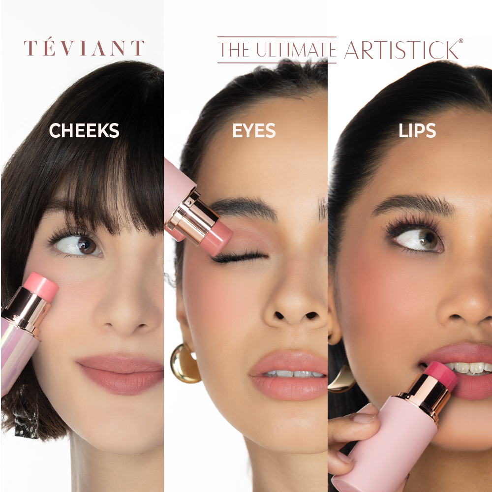 TEVIANT | THE ULTIMATE ARTISTICK | VELVET BLUSH STICK | VELVET SCULPTOR STICK | VELVET LUMINIZER STICK | GLOW BLUSH STICK | GLOW BALM STICK