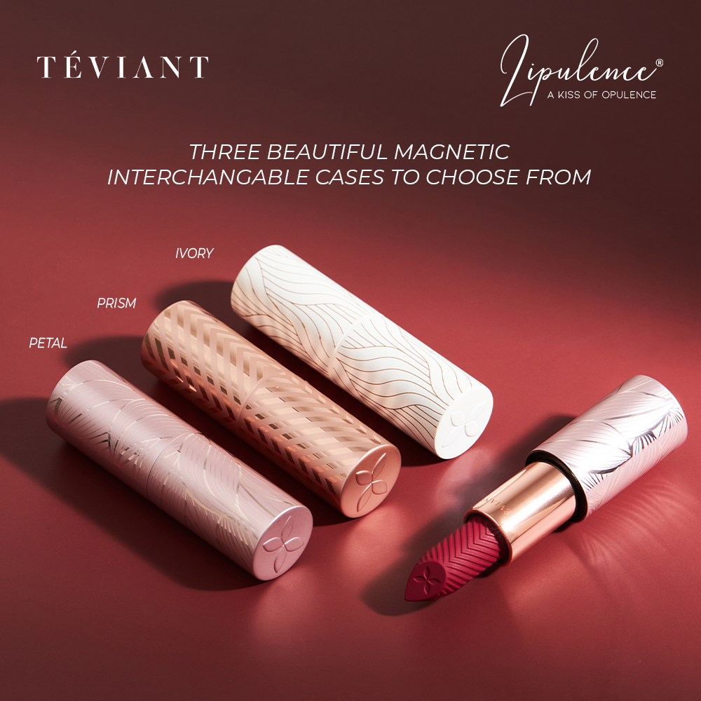 Teviant | Lipulence | A Kiss of Opulence | Bullet Lipstick | Interchangeable Magnetic Case - Teviant Beauty