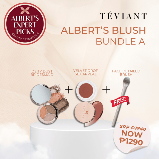 ALBERT'S EXPERT PICK - BLUSH BUNDLE A (BRIDESMAID + SEX APPEAL WITH GWP DETAILED FACE BRUSH)