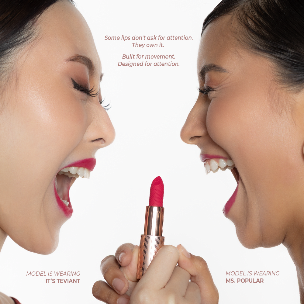 Teviant | Lipulence | A Kiss of Opulence | Bullet Lipstick | Interchangeable Magnetic Case