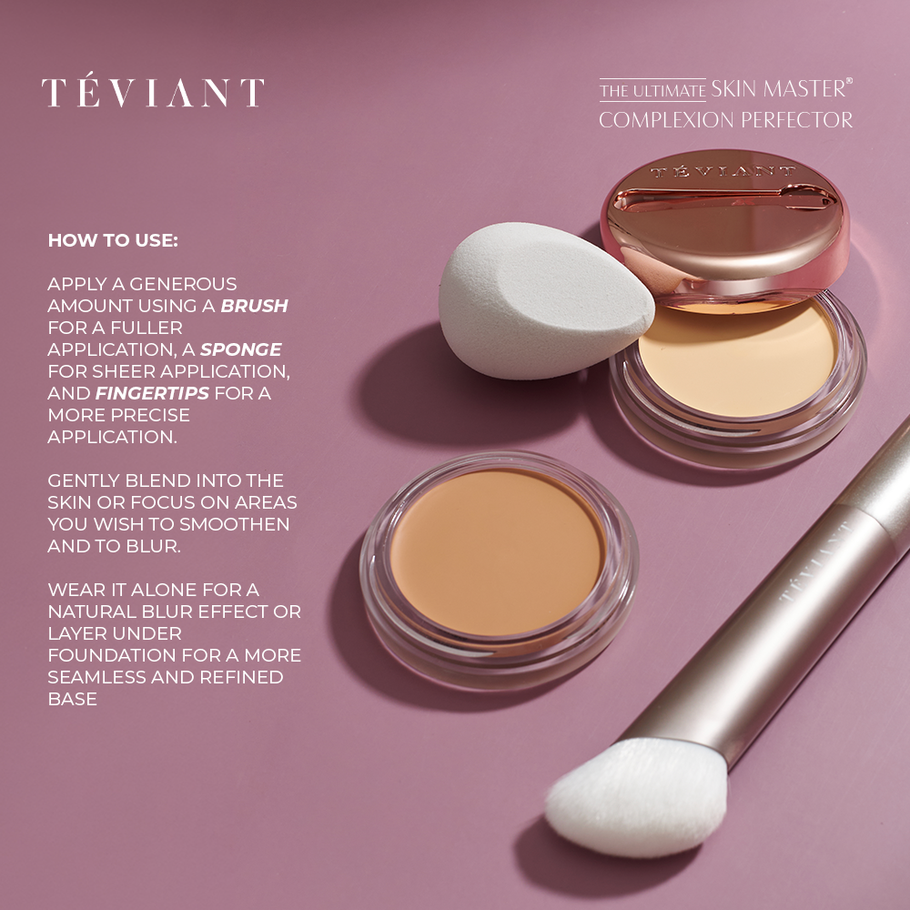 TEVIANT | COMPLEXION PERFECTOR | THE ULTIMATE SKIN MASTER COLLECTION | BLURRING BALM | POWDER FINISH