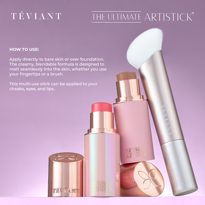 TEVIANT | THE ULTIMATE ARTISTICK | VELVET BLUSH STICK | VELVET SCULPTOR STICK | VELVET LUMINIZER STICK | GLOW BLUSH STICK | GLOW BALM STICK