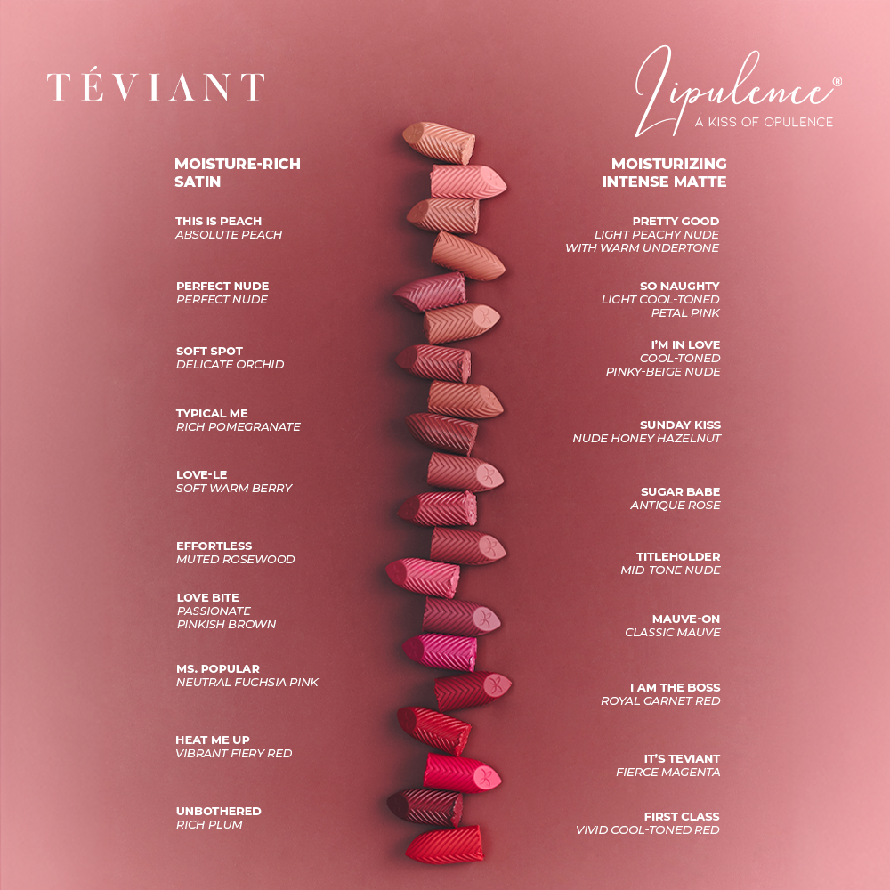 Teviant | Lipulence | A Kiss of Opulence | Bullet Lipstick | Interchangeable Magnetic Case - Teviant Beauty