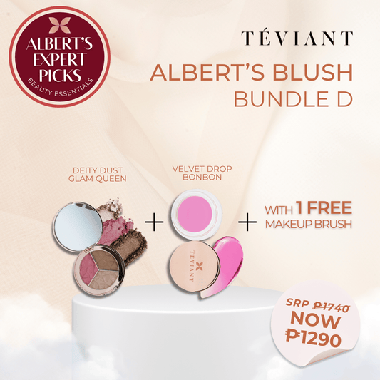 Albert's Expert Pick - Blush Bundle D (Glam Queen + Bon Bon With TUSM Face Brush)