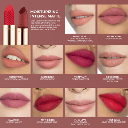 Teviant | Lipulence | A Kiss of Opulence | Bullet Lipstick | Interchangeable Magnetic Case