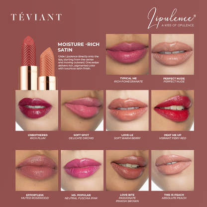 Teviant | Lipulence | A Kiss of Opulence | Bullet Lipstick | Interchangeable Magnetic Case - Teviant Beauty
