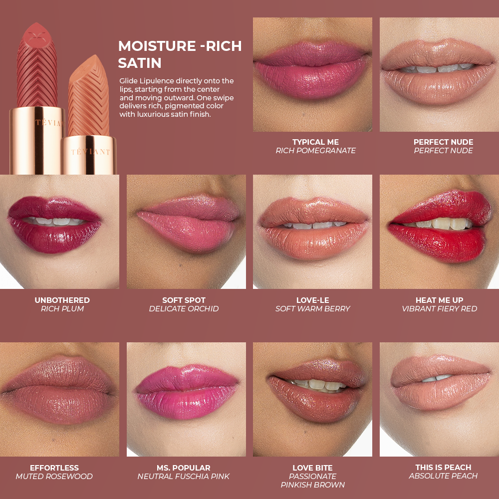 Teviant | Lipulence | A Kiss of Opulence | Bullet Lipstick | Interchangeable Magnetic Case