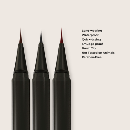 [BUNDLE] LIP VINYL + LIQUID EYELINER PEN | LIGHTWEIGHT | LONG LASTING