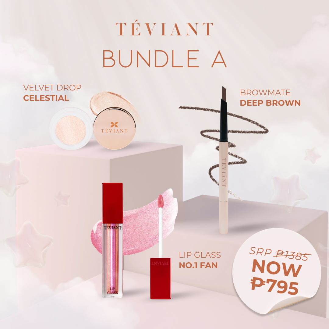 Teviant Beauty Set Exclusive Bundle A (VD Celestial + LA No. 1 Fan + Browmate Deep brown)