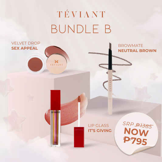 Teviant Beauty Set Exclusive Bundle B (VD Sex Appeal + LA it's Giving + Browmate Neutral brown)