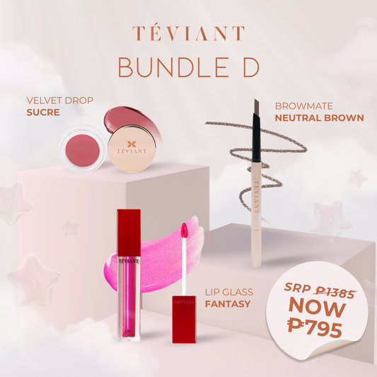 Teviant Beauty Set Exclusive Bundle D (VD Sucre + LA Fantasy + Browmate Neutral brown)