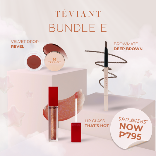 Teviant Beauty Set Exclusive Bundle E (VD Revel + LA That's Hot + Browmate Deep brown)