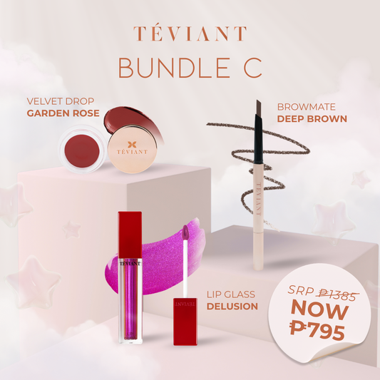 Teviant Beauty Set Exclusive Bundle C (VD Garden Rose + LA Delusion + Browmate Deep brown)