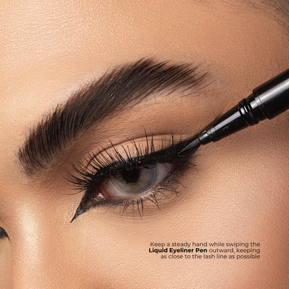 [BUNDLE] LIP VINYL + LIQUID EYELINER PEN | LIGHTWEIGHT | LONG LASTING